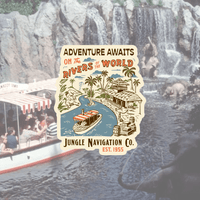 Jungle Cruise Inspired sticker located at the Magic Kingdom in Disney World